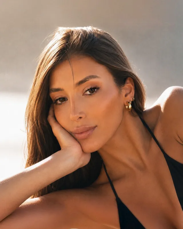 Retrato beauty com luz natural